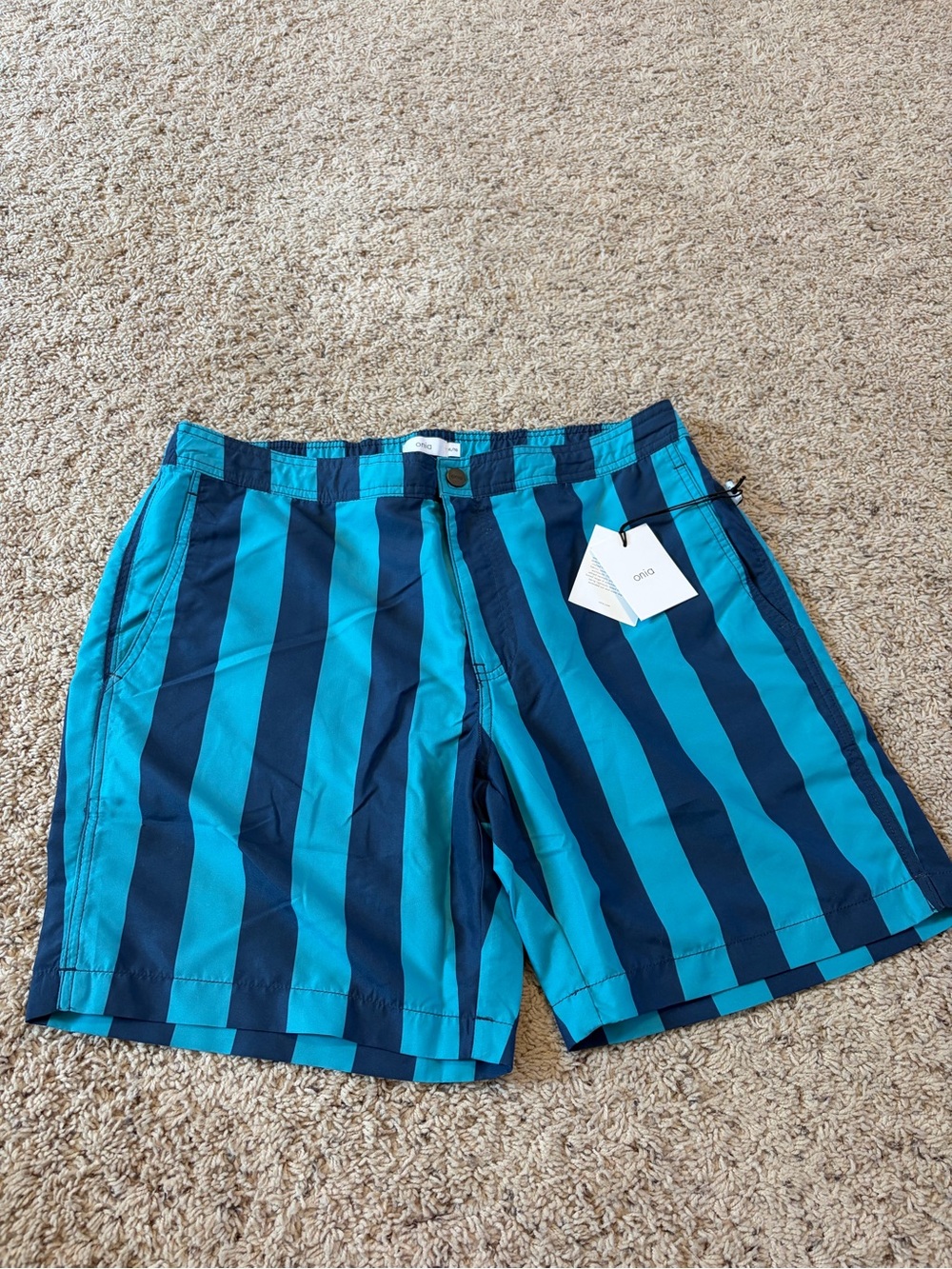 Onia The Calder Swim Trunks Macro Stripe XL